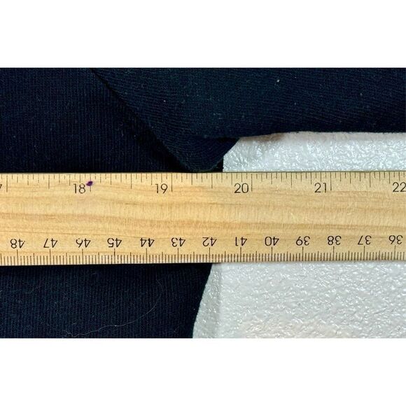 J. Crew Funnel Neck Black Zip Up Sweatshirt Women's Small - Picture 9 of 9